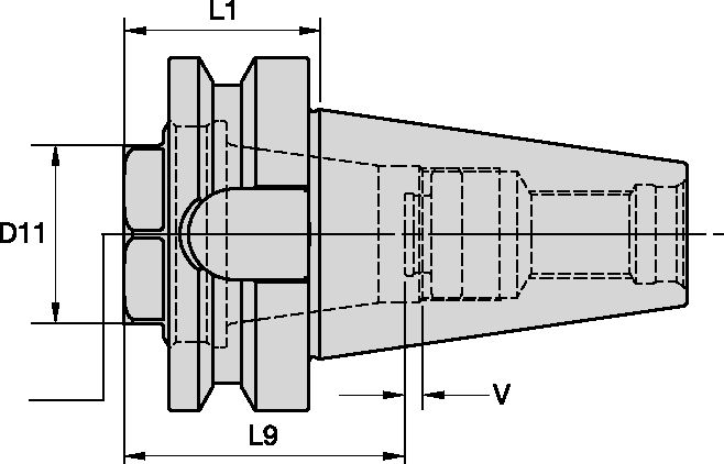 ER32 SHORT COLLET CHUCK - BT50
