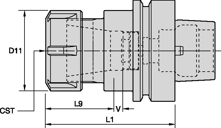 ER32 COLLET CHUCK - HSK80F /P