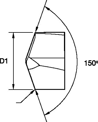 INSERT 13MM -PC FOR KSEM