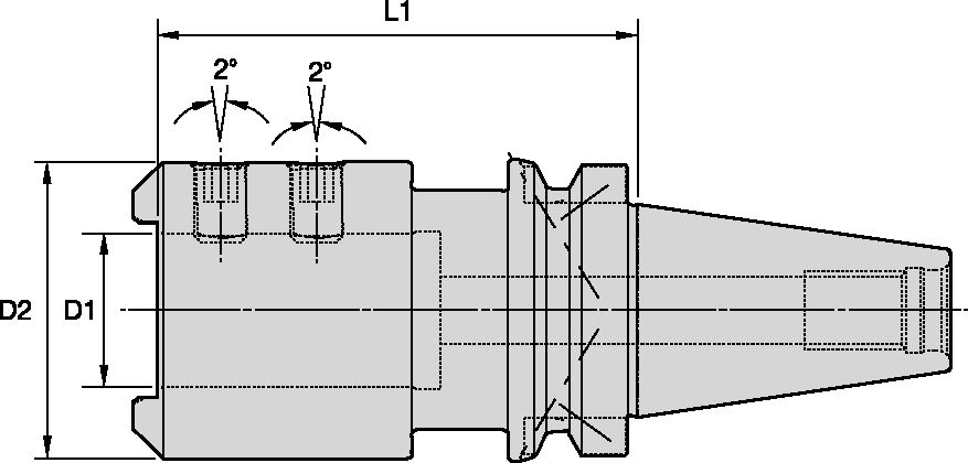 CHUCK DRILL-FIX BT50 32