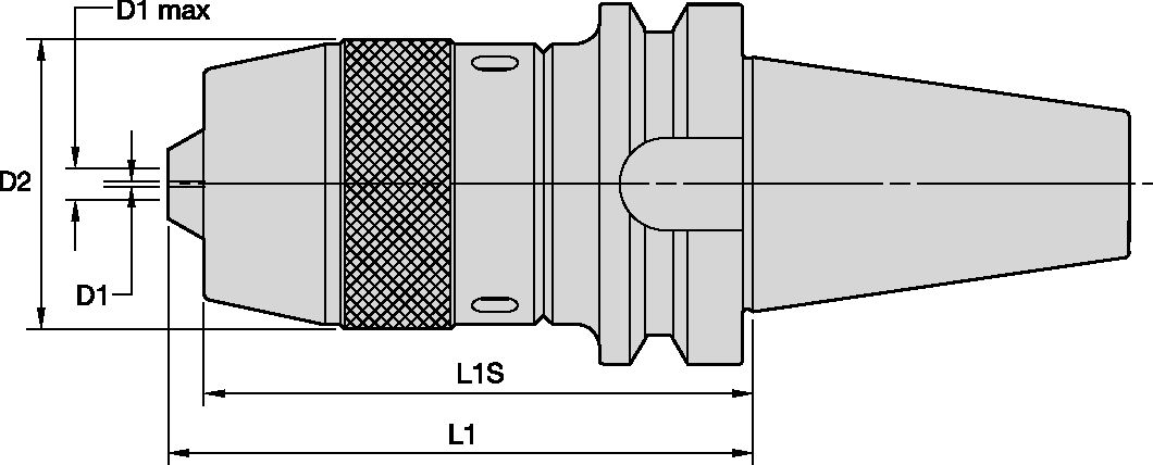 BT30 - 3 JAR DRILL CHUCK