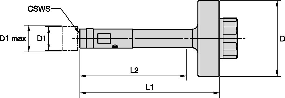 BROTSCHSKAFT 22.5-27.49mm 5xD SIF