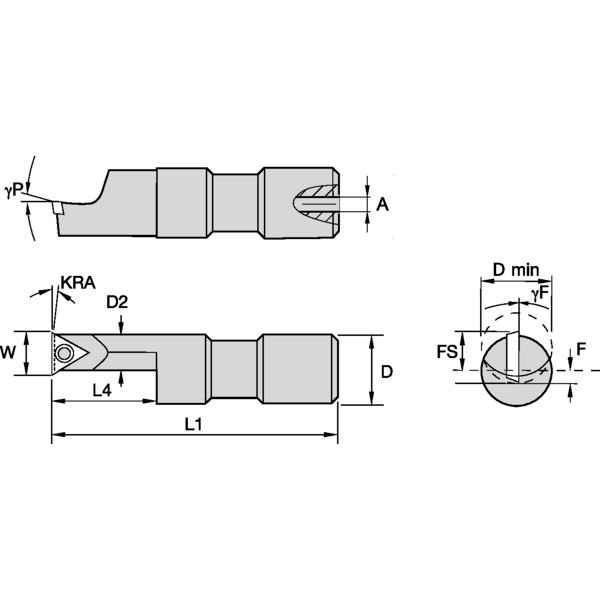 STEEL SHANK STEP BORING BAR