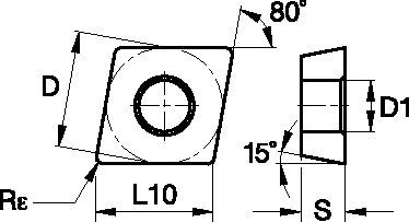 CDCD SCREW ON INSERT