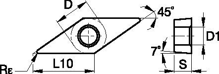 GCCT SCREW ON INSERT