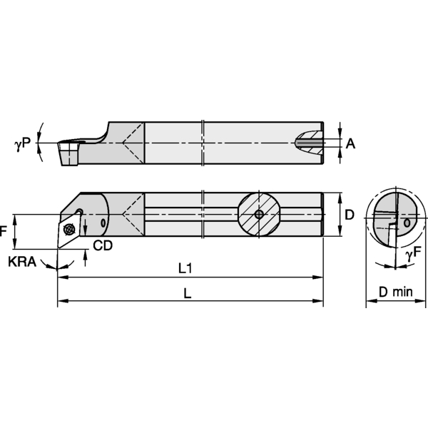 CARBIDE SHANK PROFILING BAR