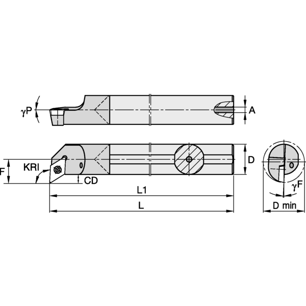 CARBIDE SHANK PROFILING BAR