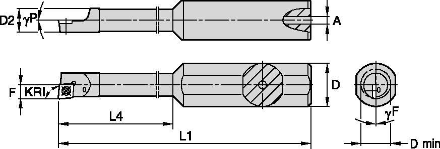 STEEL SHANK STEP BORING BAR