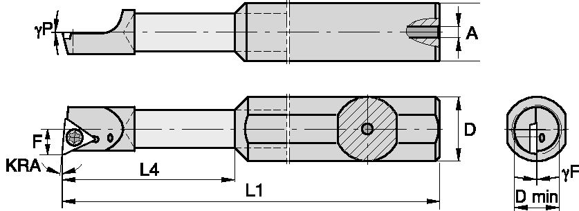 Carbide Shank Step Boring Bar