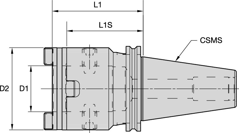 HTS CLAMPING CHUCK TAPER DV50